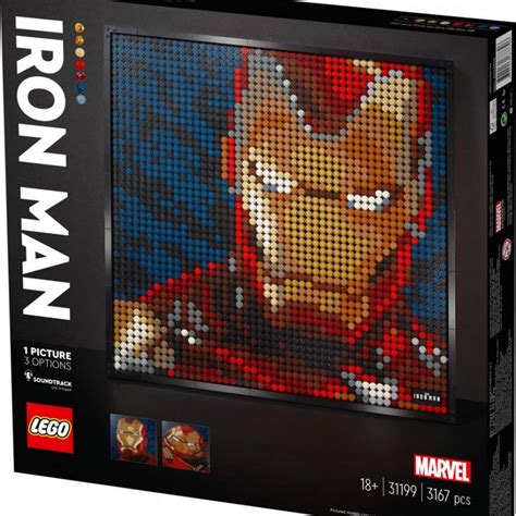 Lego Art 31199 Marvel Studios Iron Man Wall Décor Set Exotique