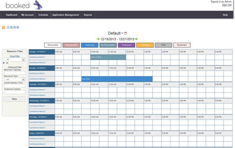 The ability to build the project's budget as tasks are identified facilitates the processes of business case. 6+ Conference Room Schedule Templates - Excel Templates