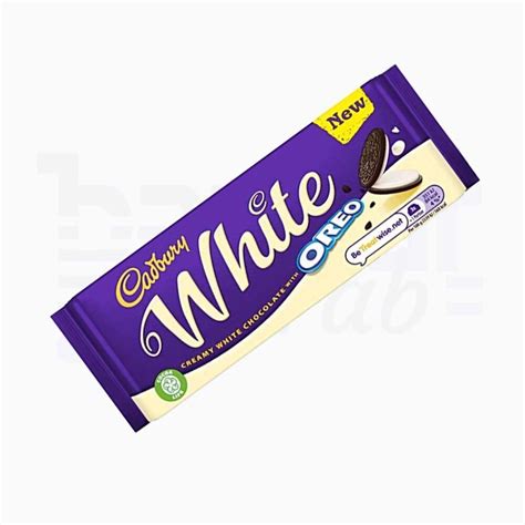 cadbury oreo white chocolate bar 120 g
