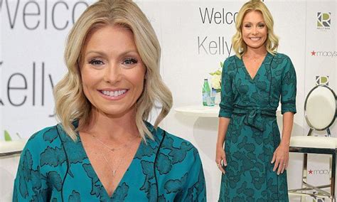Kelly Ripa Launches Her Home Collection With Macys In New York Teal