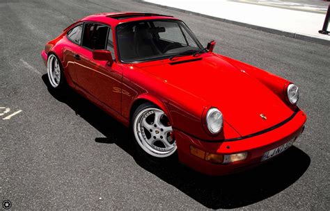 Porsche 964 Carrera 4 Simply Red De Lessence Dans Mes Veines