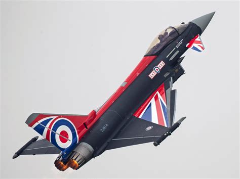 Airshow News New Union Jack Colour Scheme For The Raf Typhoon