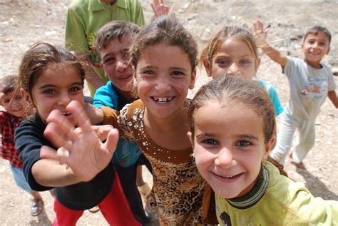 Iraq Children At An Idp Camp No Strings