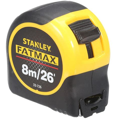 Stanley Fatmax 8m26 Ft X 1 14 Inch Tape Measure Metricenglish