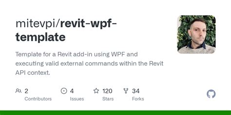 GitHub Mitevpi Revit Wpf Template Template For A Revit Add In Using WPF And Executing Valid