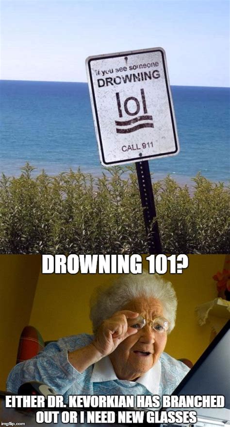 Drowning Meme
