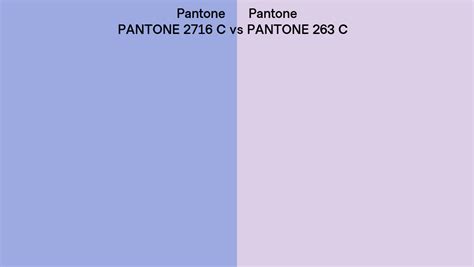 Pantone 2716 C Vs Pantone 263 C Side By Side Comparison