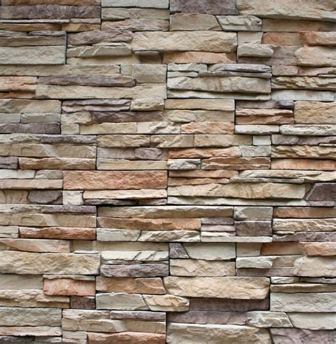 Ledgestone Cultured Veneer Stacked Stone Manufactured Panels For Walls