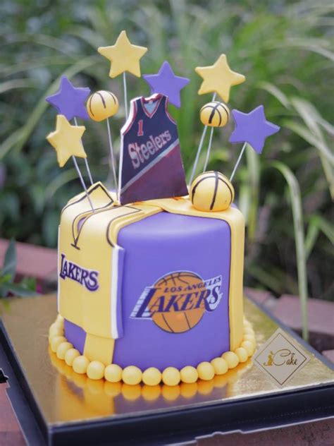 Basketball Lakers Icake Custom Birthday Cakes Shop Melbourne