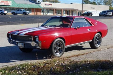 1968 Amc Amx Red With 0 Miles Available Now Classic Cars For Sale