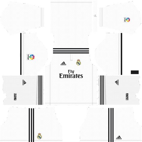 Sintético Foto Kit Del Real Madrid Para Dream League Soccer El último