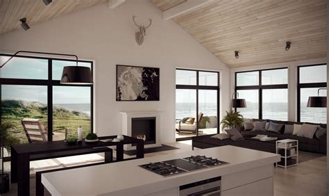 Everything from the type of appliances to the flooring and wall color requires a decision. Small Modern Farmhouse with three bedrooms, minimalist ...
