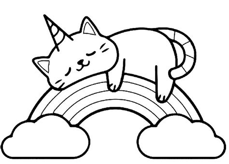 Kittycorn Coloring Pages - JaydenilKim