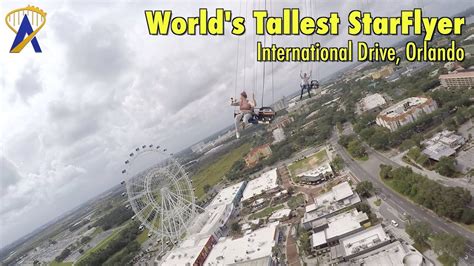 Worlds Tallest Starflyer Swing Ride In Orlando Florida Youtube