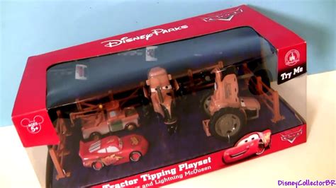 Cars Tractor Tipping Playset With Mater Lightning Mcqueen Hears