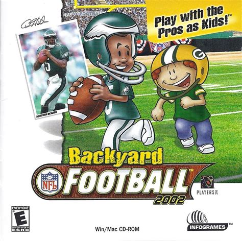 Backyard Football 2002 2001 Box Cover Art Mobygames