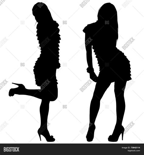 Silhouette Slender Vector And Photo Free Trial Bigstock