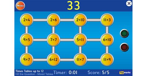 Hit The Button Quick Fire Maths Practise For 6 11 Year Olds