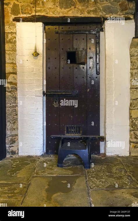 Old Prison Cell Door The Old Gaol Leicester Guildhall England Uk
