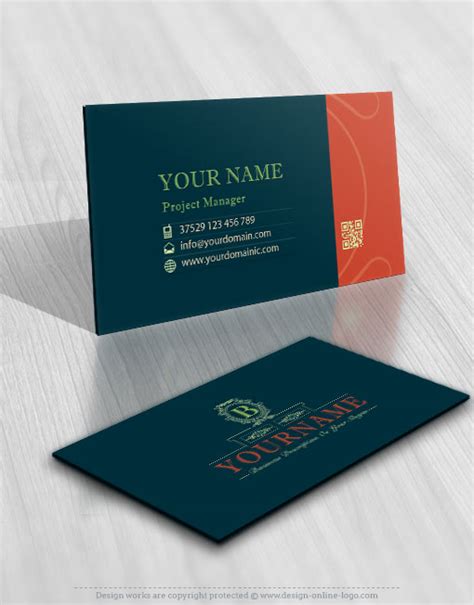 exclusive design interior design logo compatible  business card