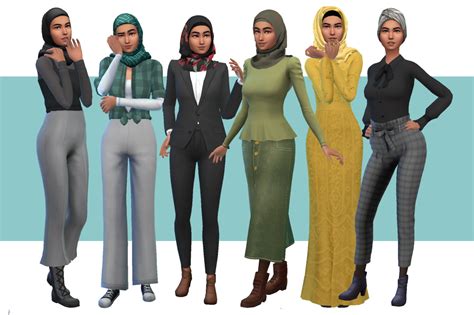 Sims 4 Abaya