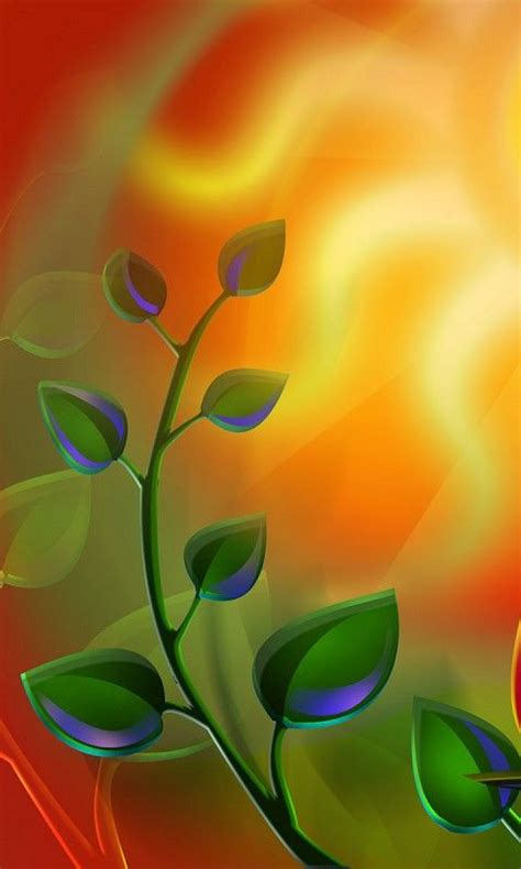Download 480x800 Leafs Cell Phone Wallpaper Category Abstract