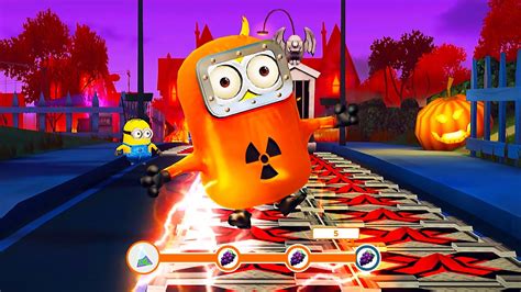 Hazmat Minion In Red Zone Minion Rush Old Version And Halloween Map