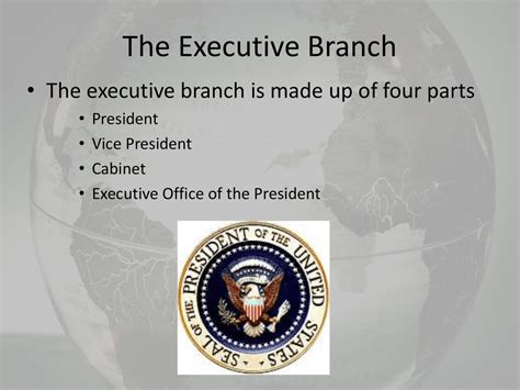 The supreme court is the head of the judicial branch, which decides cases brought under the laws. Presidential Cabinet 2008-2012