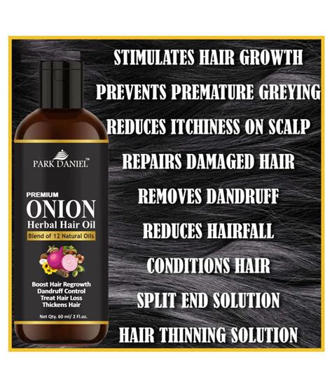 Park Daniel Premium Onion Herbal Hair Oil To Boost Hair Growth 200 Ml