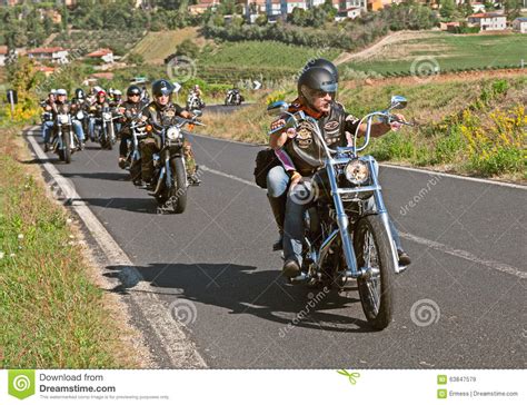 Bikers Riding Harley Davidson Editorial Stock Image Image Of Action
