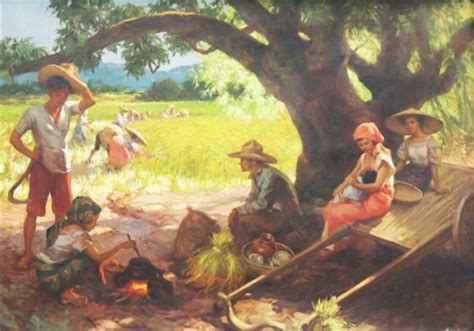 Using techniques of natural outdoor lighting and taking from the impressionists of europe, he mastered the skill of natural lighting in his paintings, and this trademark was later called his mastery of the philippine sun. Amorsolo, Fernando | 488 Artworks | MutualArt