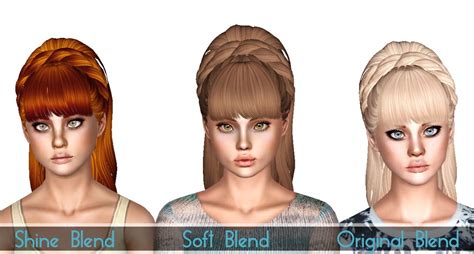 High Ponytail Hairstyle Skysims 167 Retextured By Sjoko For Sims 3