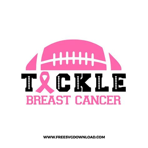 Tackle Breast Cancer Svg And Png Free Cut Files Free Svg Download
