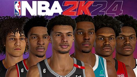 NBA 2K24 ROOKIES 2023 2024 ROSTER UPDATE FOR NBA 2K23 YouTube