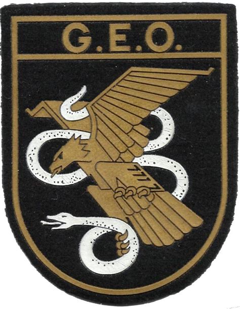 Policía Nacional Cnp Geo Grupo Especial De Operaciones Parche Insignia