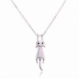 Cat Necklace Silver Pictures