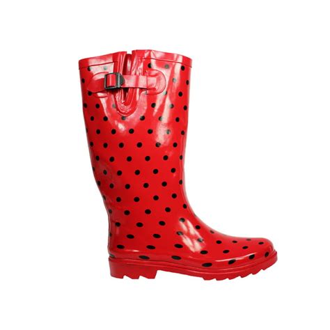 Tanleewa Waterproof Womens Rain Boots Rubber Garden Boots Nonslip
