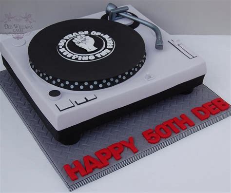 Northern Soul Turntable Cake Decorated Cake By Deb Cakesdecor