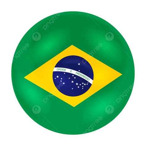 Brazil Flag Circle Png Vector Psd And Clipart With Transparent