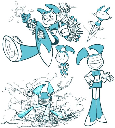 Xj 9 My Life As A Teenage Robot Know Your Meme Character Concept