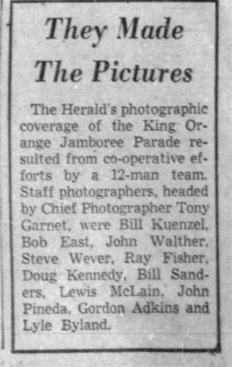 Re Pictures Of King Orange Jamboree Parade 01 Jan 1957 ™