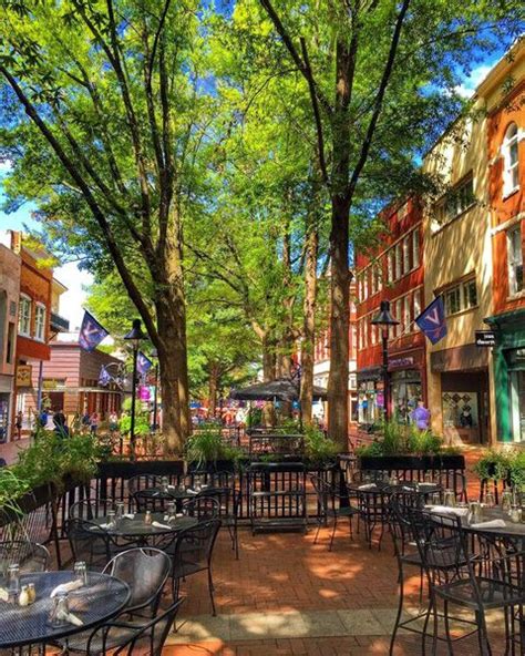 , lived in charlottesville, va. The historic pedestrian Downtown Mall in Charlottesville ...