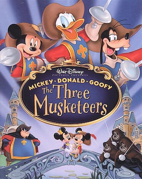 Mickey Donald Goofy The Three Musketeers Disney Posters And