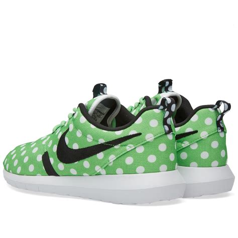 Nike Roshe Nm Qs Polka Dot Green Strike Black And White End Global