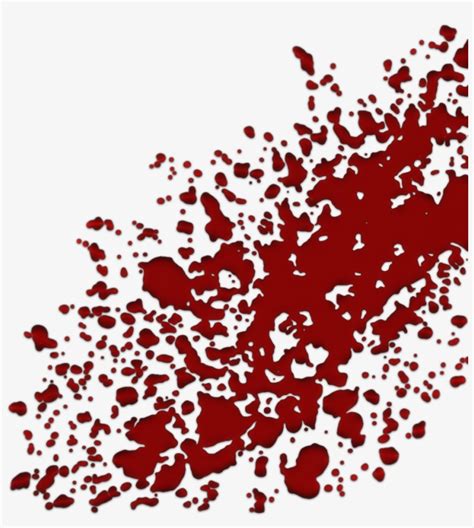 Cartoon Blood Splatter Png Free For Commercial Use High Quality