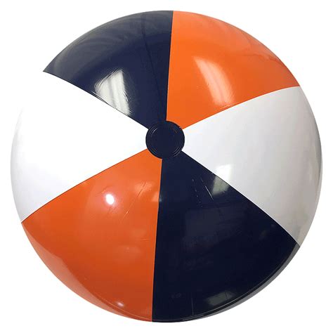 Largest Selection Of Beach Balls 48 Inch Orange And Navy Beach Balls