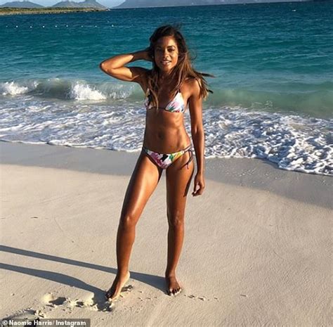 Naomie Harris 42 Sizzles In Skimpy Swimwear During Anguilla Getaway Daily Mail Online