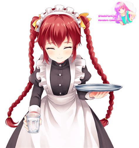 Kawaii Anime Maid Girl