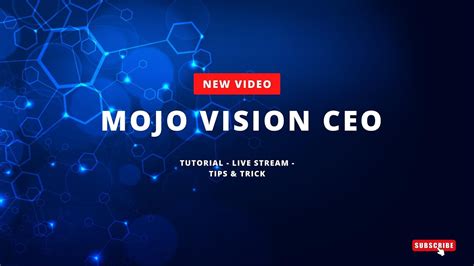 mojo vision ceo tested a smart contact lens in his eye youtube