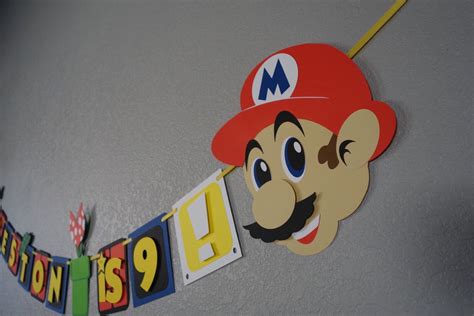 Mario Birthday Banner Free Printable
